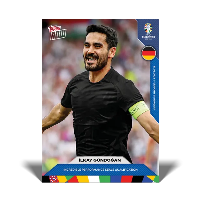 019-ilkay-gundogan-topps-now-euro-2024 ilkay Gündoğan un jugador increíble