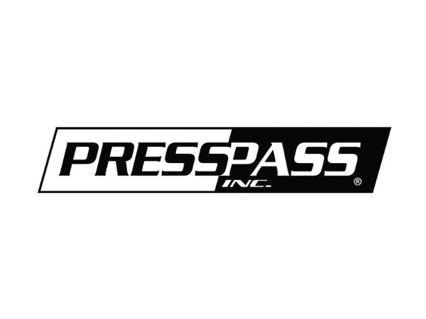 logo presspass trading card