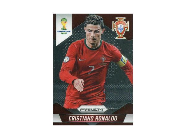 Carta base Cristiano Ronaldo Panini Prizm Brasil 2014