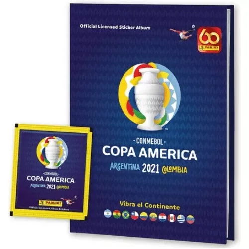 Album Copa America 2021 Argentina tapa dura Álbum Copa América 2021 Argentina Colombia