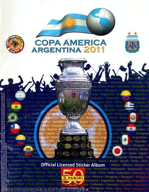 Álbum Copa América 2011 Argentina