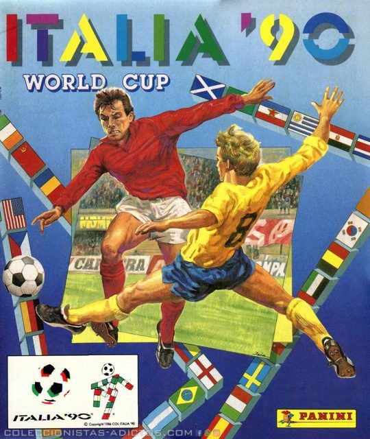 Álbum Mundial Italia 90 de Panini