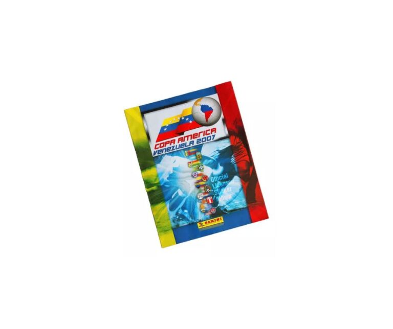 álbum de fútbol de la copa américa 2007 en Venezuela hecho por Panini