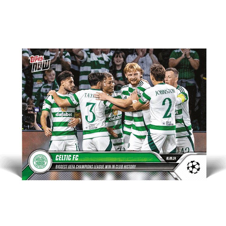 015 Celtic FC - Mayor triunfo en la historia del club en la UEFA Champions League Carta Champions League del Club Celtic FC