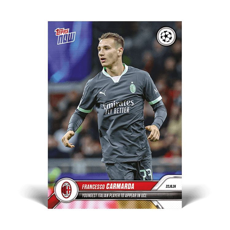 026 Francesco Carmarda - El jugador italiano mas joven en aparecer en la UEFA Champions League