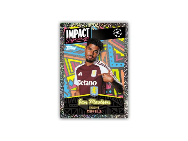 Figurita Impact Signings del Álbum Champions League Figurita Impact Signings del Álbum Champions League