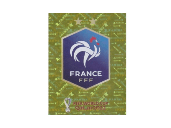 Figurita Escudo de Francia Figuritas de Escudo Francia del Álbum del Mundial de Qatar 2022