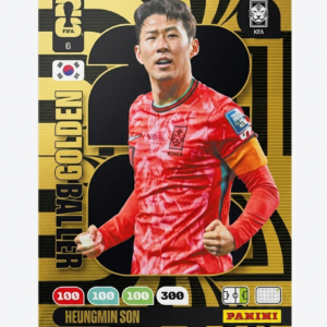 Láminas sueltas 8 Son Heung-Min Corea del Sur Golden Baller #6 - Adrenalyn XL 2026 Mundial Fútbol - Panini