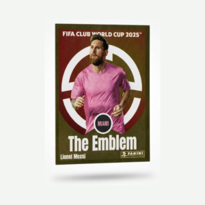 Lámina Lionel Messi The Emblem para el mundial de clubes 2025