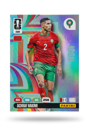 Achraf Hakimi Marruecos Icon #300 - Mundial Fútbol 2026 - Panini