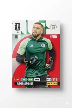 Alexis Quendouz Argelia Base #13 - Mundial Fútbol 2026 - Panini