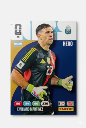 Emiliano Martínez Argentina Base #25 - Mundial Fútbol 2026 - Panini