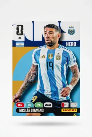 Nicolas Otamendi Argentina Base #28 - Mundial Fútbol 2026 - Panini