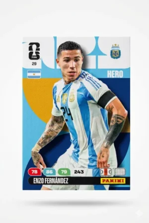 Enzo Fernandez Argentina Base #29 - Mundial Fútbol 2026 - Panini