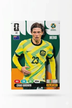 Craig Goodwin Australia Base #45 - Mundial Fútbol 2026 - Panini