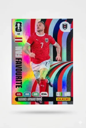 Marko Arnautovic Austria Fan Favourite #46 - Mundial Fútbol 2026 - Panini