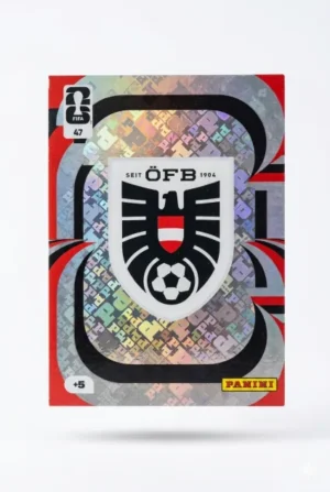 Escudo Austria Base #47 - Mundial Fútbol 2026 - Panini