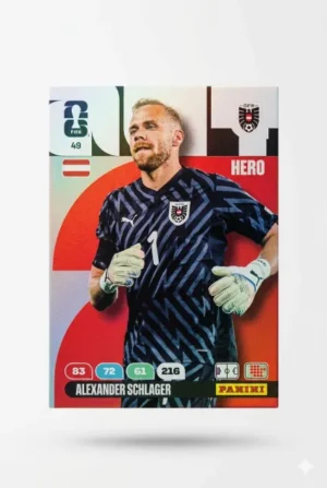 Alexander Schlager Austria Base #49 - Mundial Fútbol 2026 - Panini