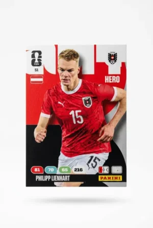 Philipp Lienhart Austria Base #51 - Mundial Fútbol 2026 - Panini