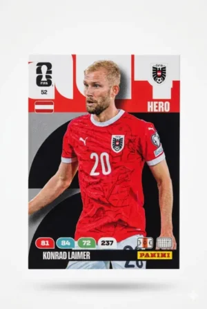 Konrad Llaimer Austria Base #52 - Mundial Fútbol 2026 - Panini