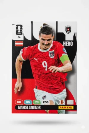 Marcel Sabitzer Austria Base #54 - Mundial Fútbol 2026 - Panini