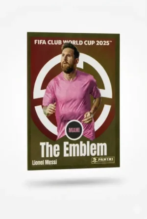 Lionel Messi The Emblem #59 - Figuritas del Mundial de Clubes 2025 - Panini
