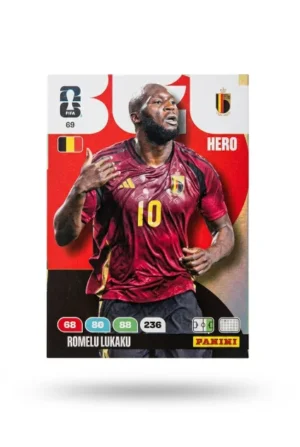 Romelu Lukaku Bélgica Base #69 - Mundial Fútbol 2026 - Panini