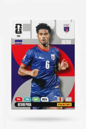 Kevin Pina Cabo Verde Base #101 - Mundial Fútbol 2026 - Panini
