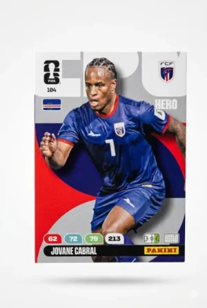 Jovane Cabral Cabo Verde Base #104 - Mundial Fútbol 2026 - Panini