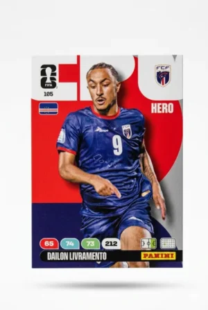 Dailon Livramento Cabo Verde Base #105 - Mundial Fútbol 2026 - Panini