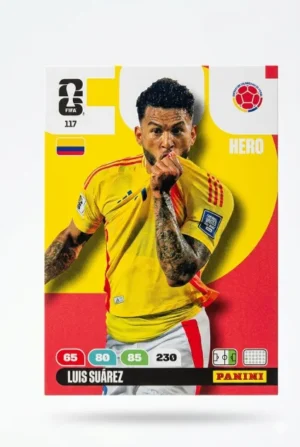 Luis Suarez Colombia Base #117 - Mundial Fútbol 2026 - Panini