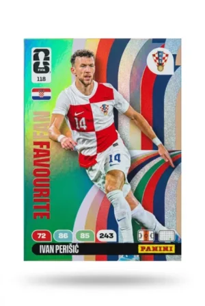 Ivan Perisic Croacia Fan Favourite #118 - Mundial Fútbol 2026 - Panini