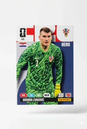 Dominik Livakovic Croacia Base #121 - Mundial Fútbol 2026 - Panini