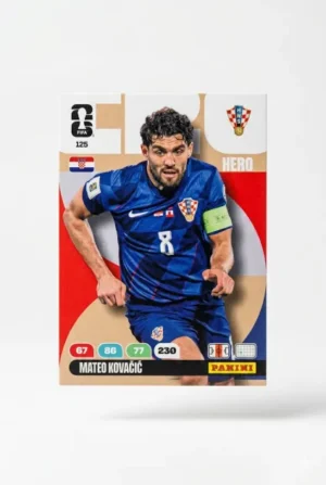 Mateo Kovacic Croacia Base #125 - Mundial Fútbol 2026 - Panini