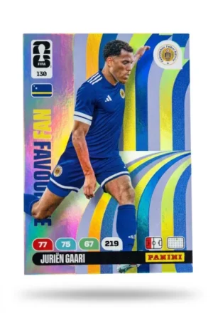 Jurien Gaari Curazao Fan Favourite #130 - Mundial Fútbol 2026 - Panini