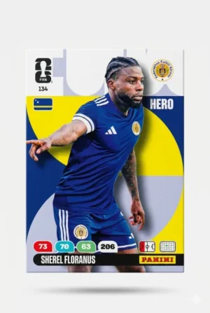 Sherel Floranus Curazao Base #134 - Mundial Fútbol 2026 - Panini