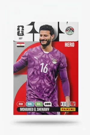 Mohamed El Shenawy Egipto Base #157 - Mundial Fútbol 2026 - Panini