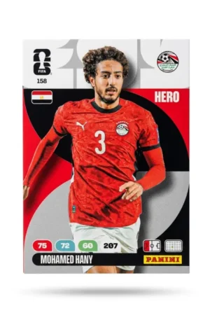 Mohamed Hany Egipto Base #158 - Mundial Fútbol 2026 - Panini