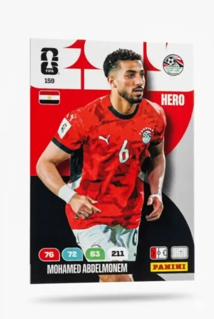 Mohamed Abdelmonem Egipto Base #159 - Mundial Fútbol 2026 - Panini