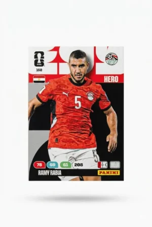 Ramy Rabia Egipto Base #160 - Mundial Fútbol 2026 - Panini