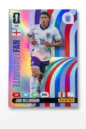 Jude Bellingham Inglaterra Fan Favourite #166 - Mundial Fútbol 2026 - Panini