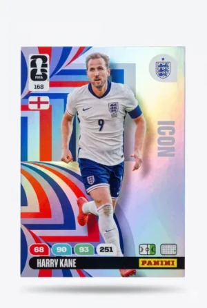 Harry Kane Inglaterra Icon #168 - Mundial Fútbol 2026 - Panini