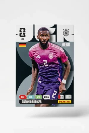 Antonio Rudiger Alemania Base #194 - Mundial Fútbol 2026 - Panini