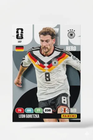 Leon Goretzka Alemania Base #197 - Mundial Fútbol 2026 - Panini