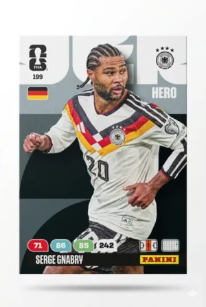 Serge Gnabry Alemania Base #199 - Mundial Fútbol 2026 - Panini