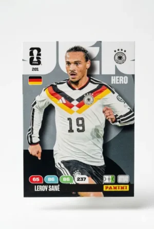 Leroy Sane Alemania Base #201 - Mundial Fútbol 2026 - Panini