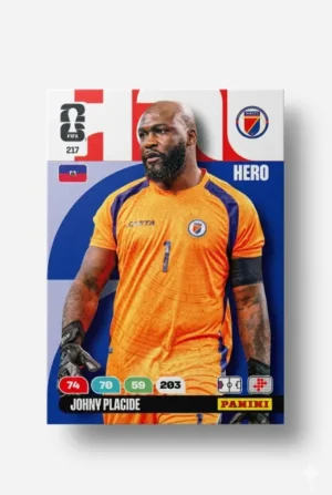 Johny Placide Haití Base #217 - Mundial Fútbol 2026 - Panini