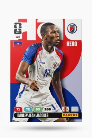 Danley Jean Jacques Haití Base #222 - Mundial Fútbol 2026 - Panini