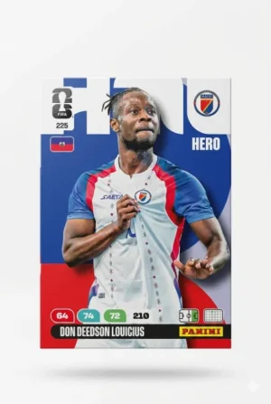Don Deedson Louicius Haití Base #225 - Mundial Fútbol 2026 - Panini