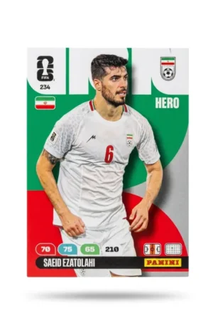 Saeid Ezatolahi Irán Base #234 - Mundial Fútbol 2026 - Panini